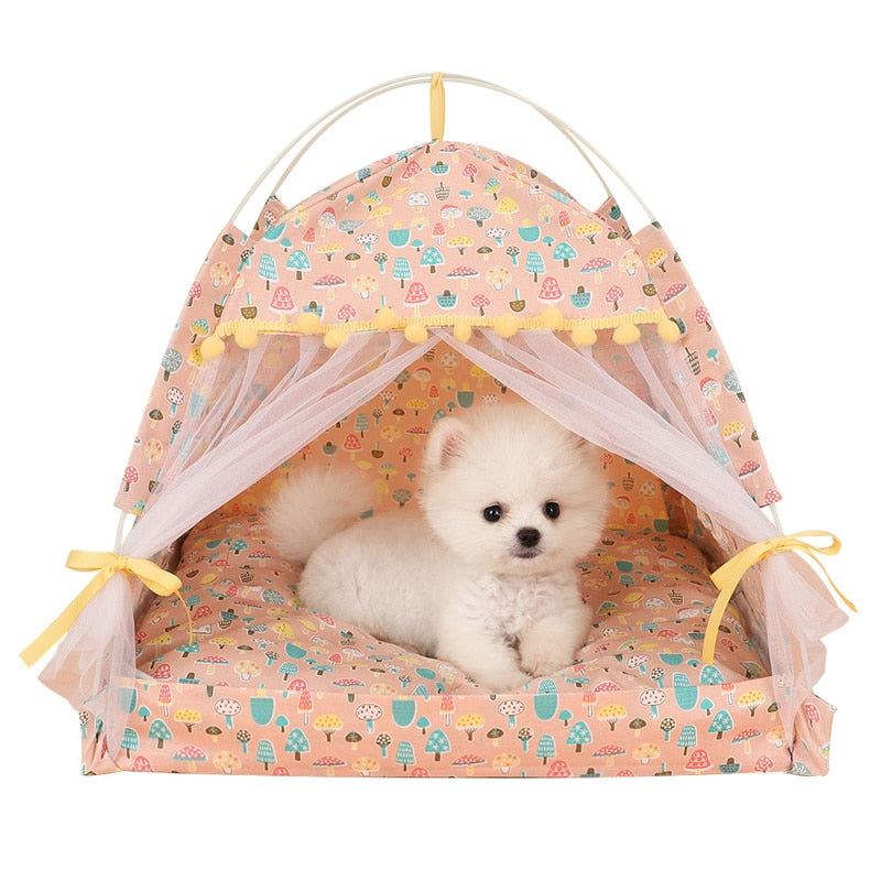 Adorables tentes-lits pour chiens et chats