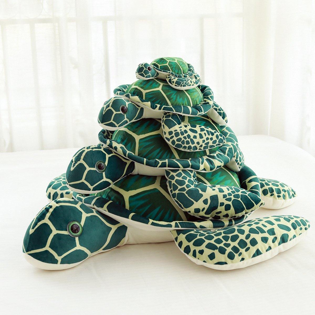 Peluche tortue de mer aux grands yeux