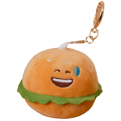 Peluche porte-clés Hamburger Kawaii