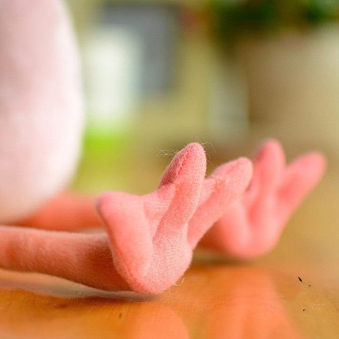 Poupée en peluche Simulation de flamant rose