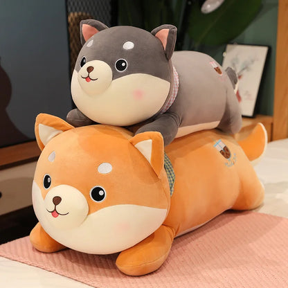 Shiba Inu plush toy for a walk