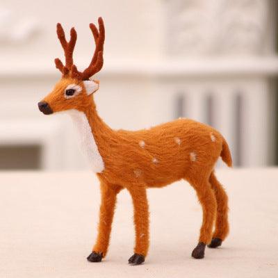 Christmas soft toys in the shape of a deer