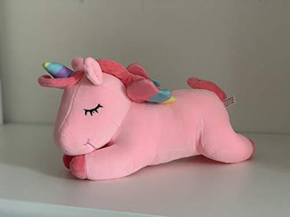 Unicorn Plush Pillow - Unicorn Plush Pillow for Kids - Cute Unicorn Stuffed Animal - Soft and Comfortable Unicorn Stuffed Animal - Safe for Kids - Perfect Gift for Kids - Pink 12 Inch