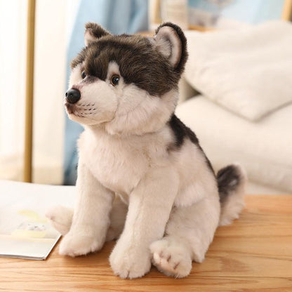 Super cute realistic puppy plush toys