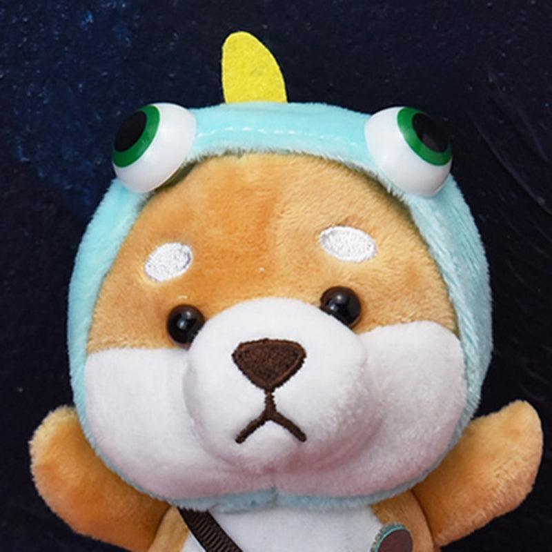 Super cute dog plush keychain