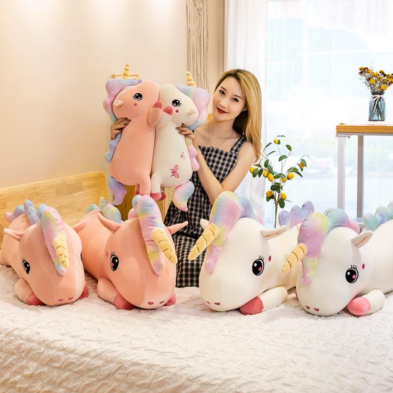 Peluche Licorne arc-en-ciel