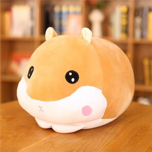 Oreiller en peluche hamster câlin