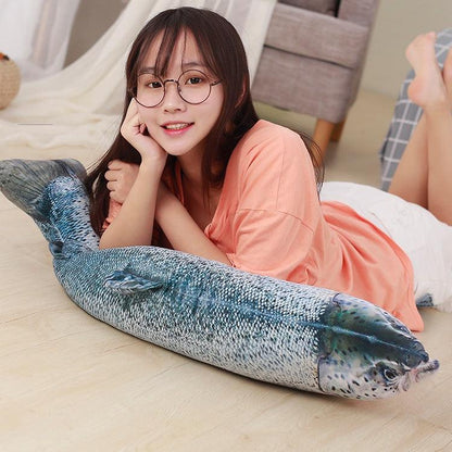 Fun Salmon Fish Plush Toy