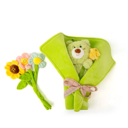 Boquet Teddy Bear (random color)