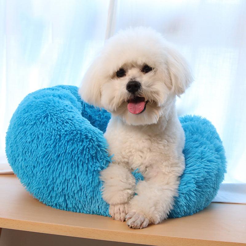 Lit en peluche pour chien et chat