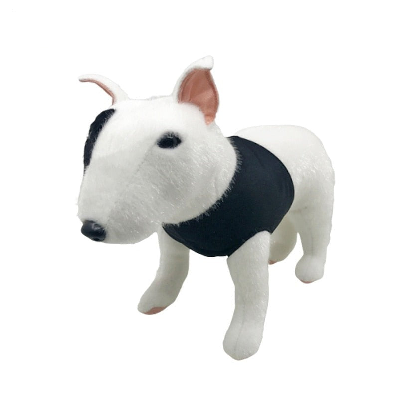 Peluche Bull Terrier réaliste