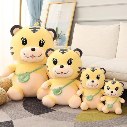 Cute tiger plush toy