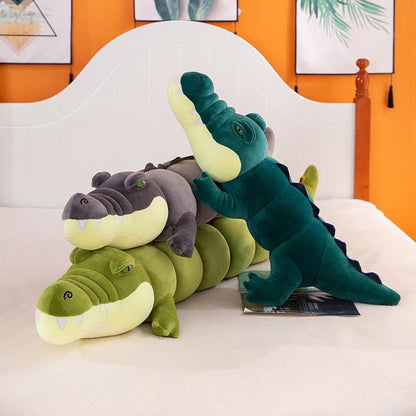 Oreiller en peluche Simulation Crocodile