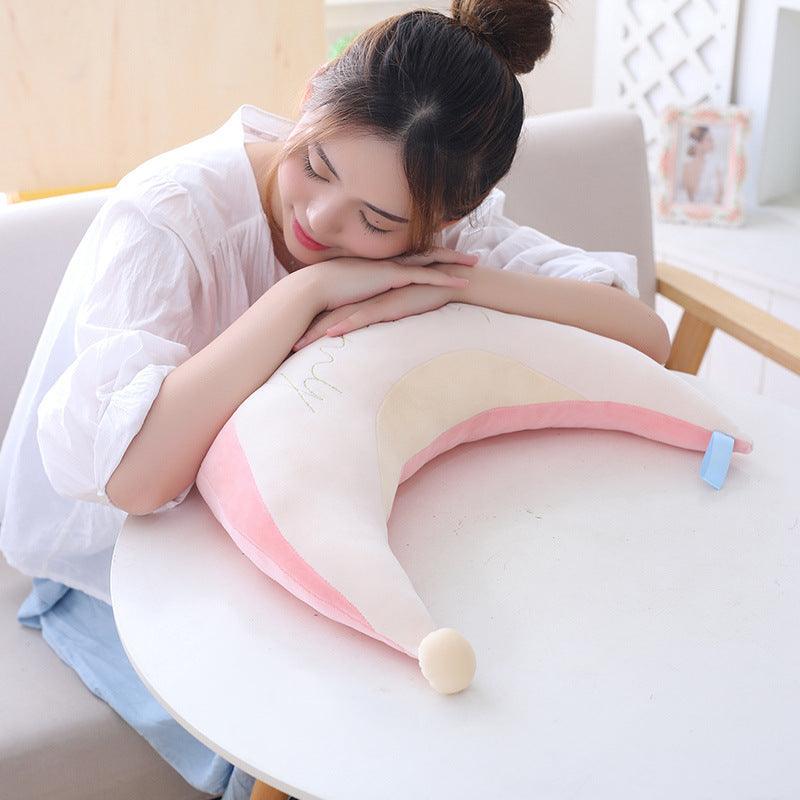 Crescent Moon Plush Pillow