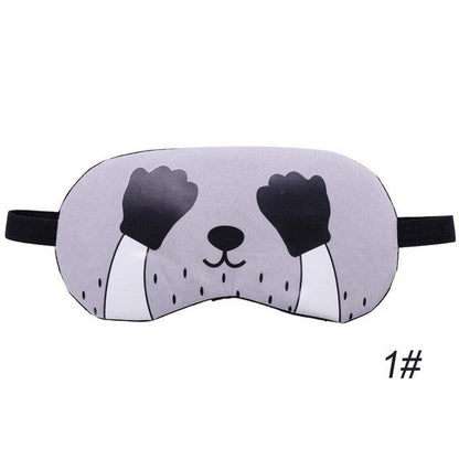 Masque de sommeil de voyage en forme de chat mignon