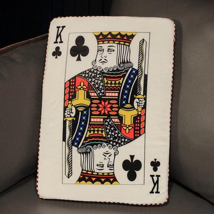 Plush toys in the shape of playing cards