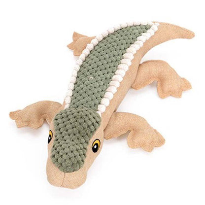 Crocodile dog toy with sound