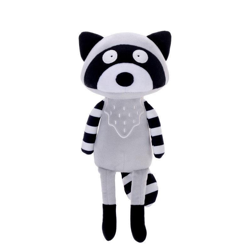 14" Fox and Racoon Best Friends Plush Toys