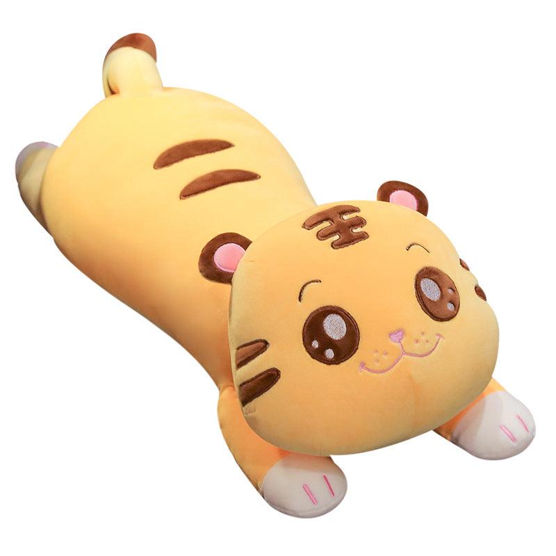 Lying tiger plush