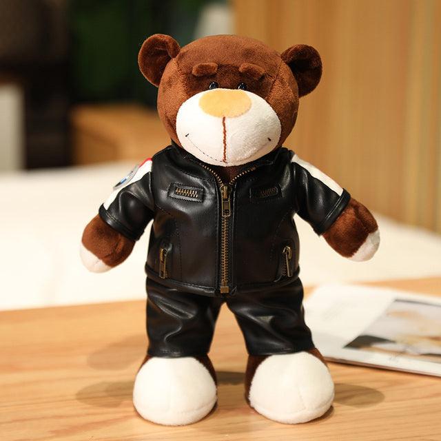 Motorcycle teddy bear