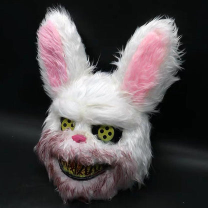Plush Evil Bloody Bunny Rabbit Halloween Horror Mask