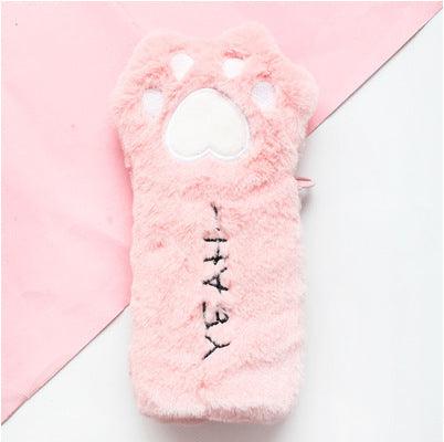 Cat paw plush bag