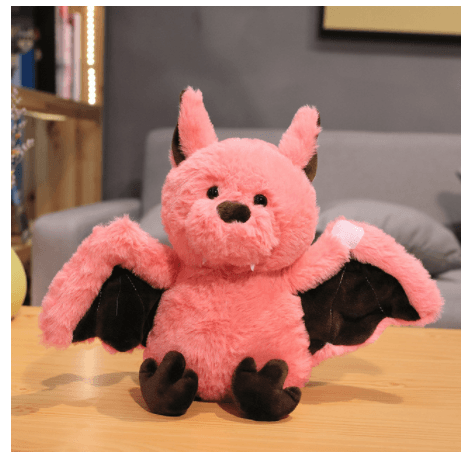 Poupée chauve-souris en peluche