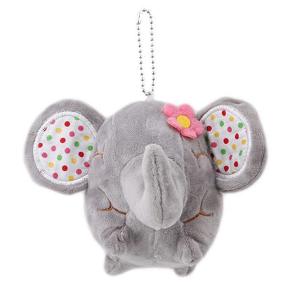 Plush flower elephant toy