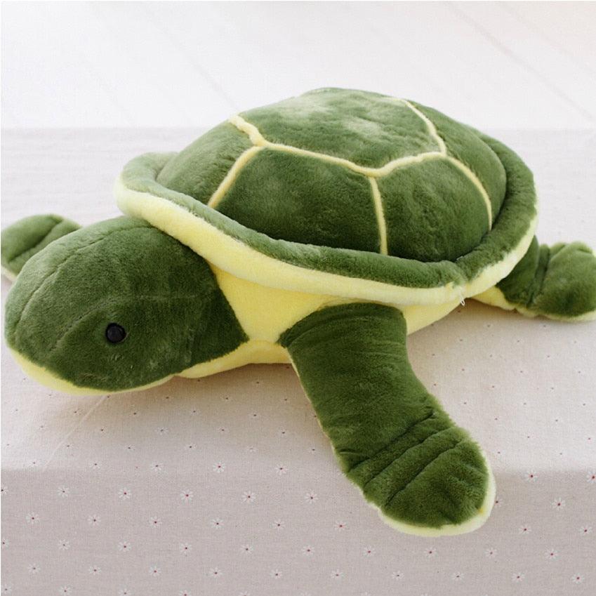 Oreiller en peluche tortue de grande taille