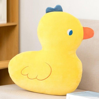 Plush pillow in the shape of cute and lively animals