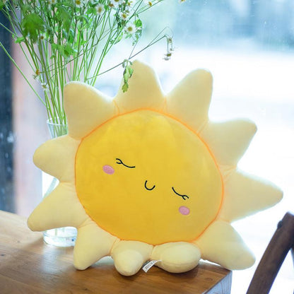 Cartoon sun and cloud soft toys