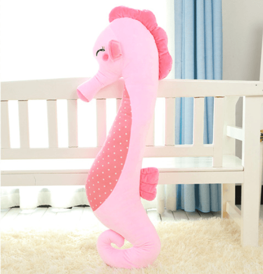 Hippocampe géant en peluche