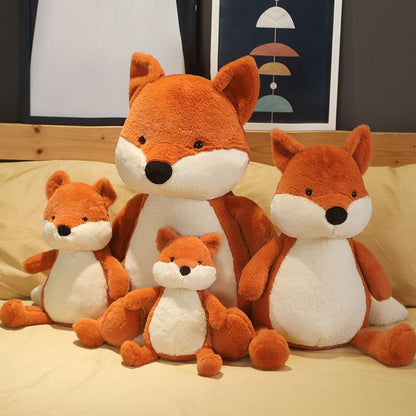 Classic Red Fox Plush Toy 14" - 27.5", Fox Stuffed Animal