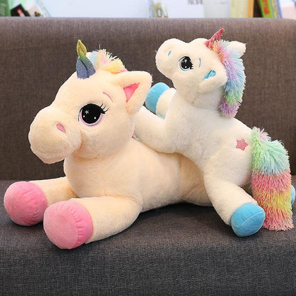 Peluche Licorne Arc-en-ciel Kawaii