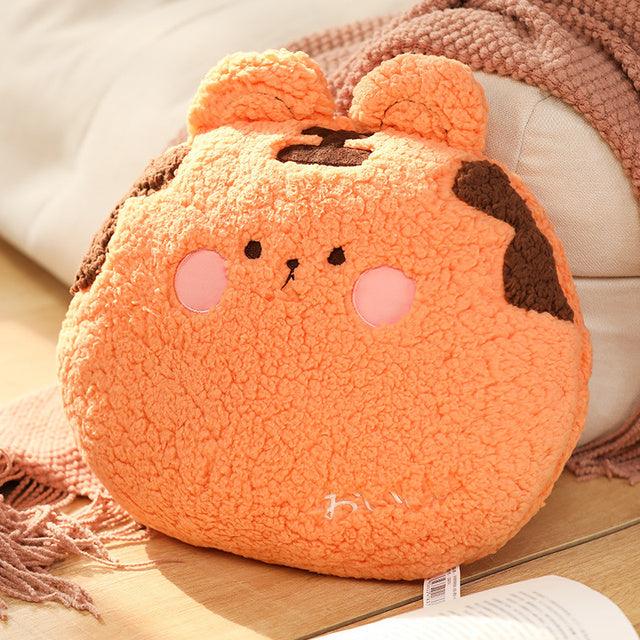 Kawaii Cartoon Animal Pillow Round Plush Toys