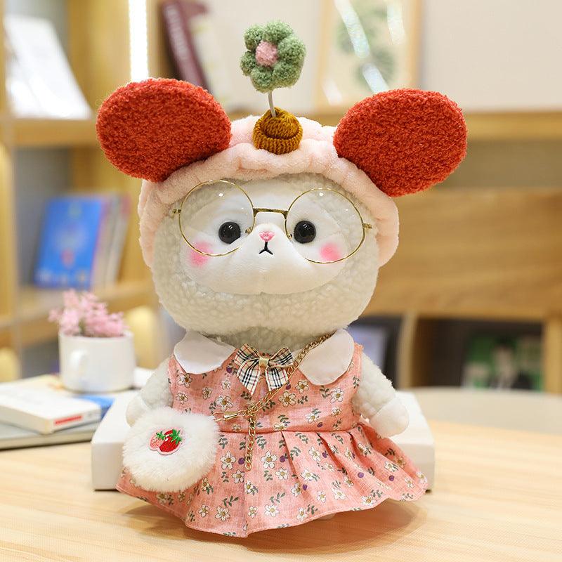 Plush Cho Kawaii Baby Sheep In Various Cute Outfits