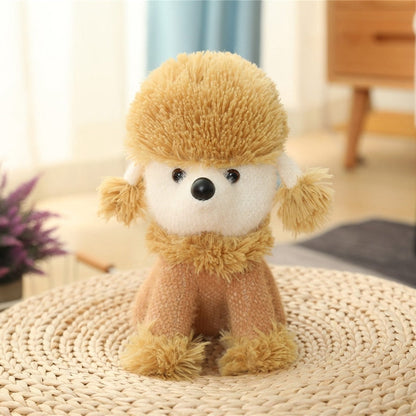 Fluffy poodle stuffed animals