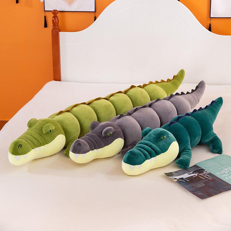 Simulation Crocodile Plush Pillow