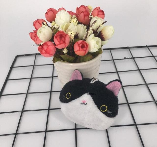 CAT plush keychain, multi-color