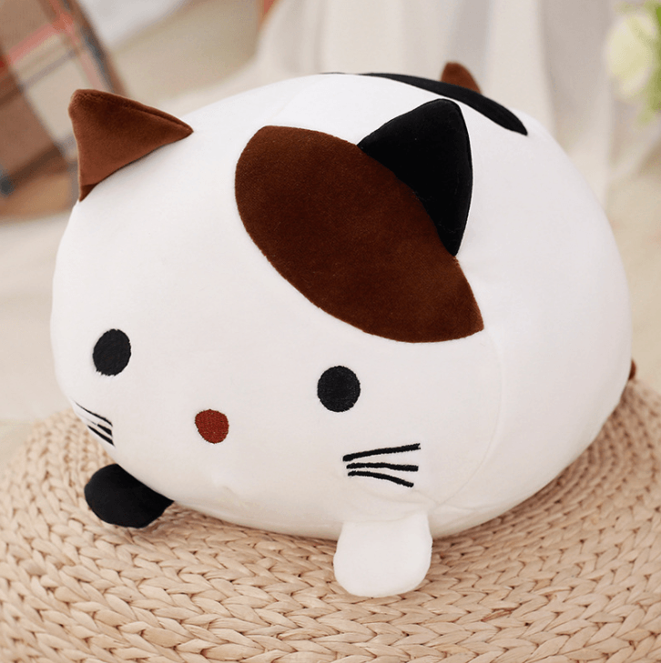 Plush Toys Kawaii Cat Toys Soft Fluffy Cotton Pillow Cartoon Animal