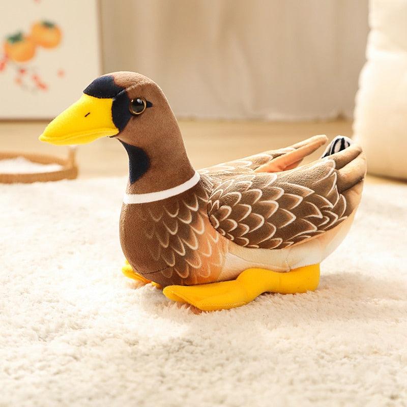 Realistic Adult Duck Plush Toy