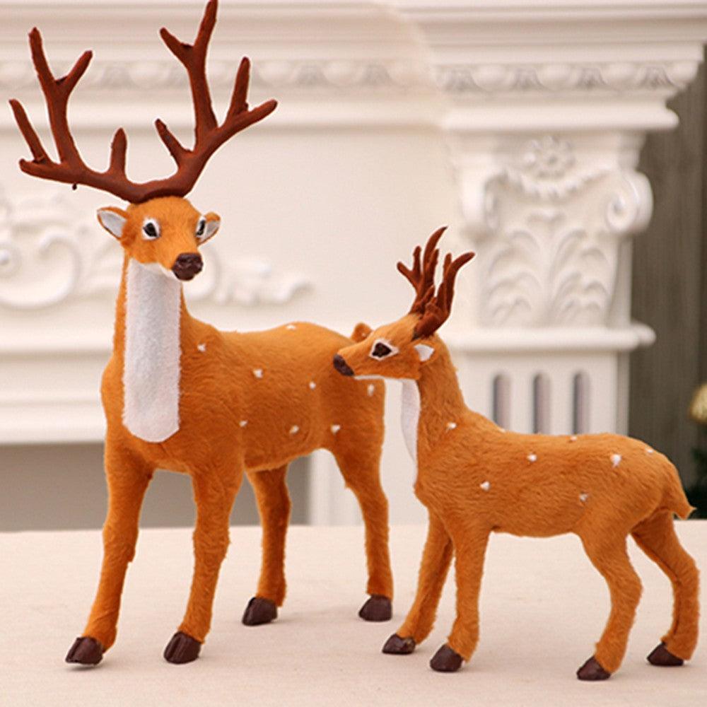 Christmas soft toys in the shape of a deer