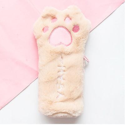 Cat paw plush bag