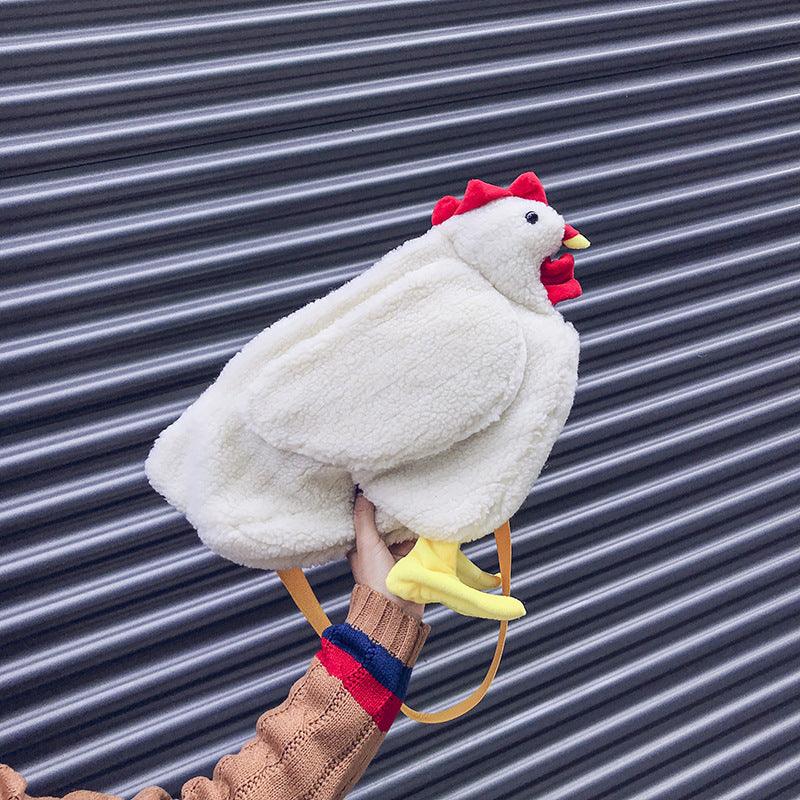 Sac à main en peluche pour poulets en peluche