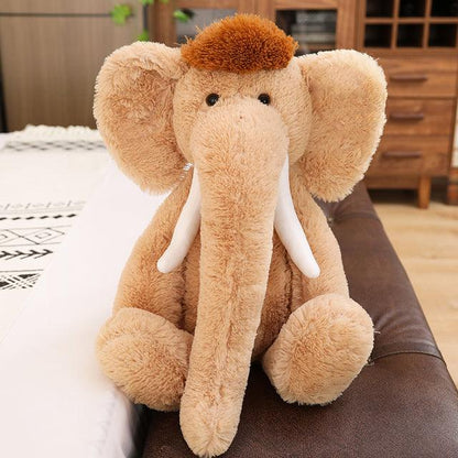 Oreiller en peluche Kawaii Mammouth Elephant