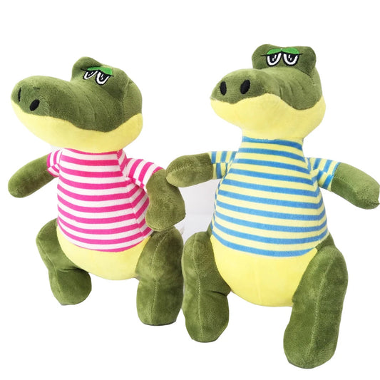 Peluche Stripes l'alligator