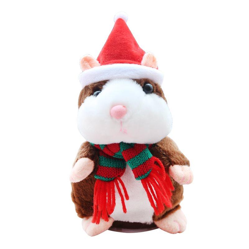 Talking hamster plush toy
