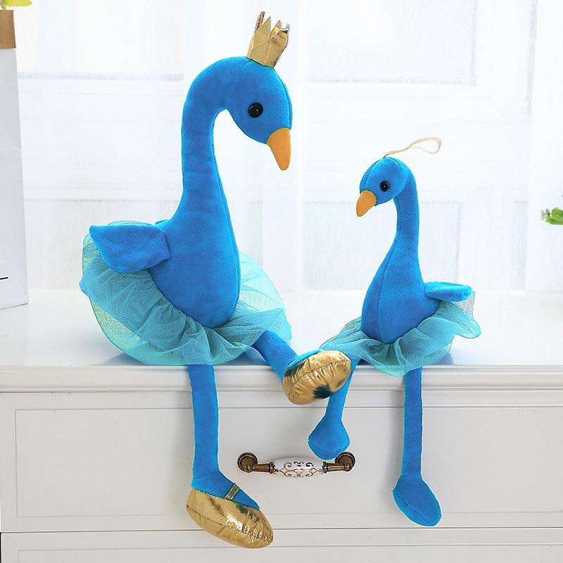 Swan Plush Dolls (Red, Blue and Yellow)