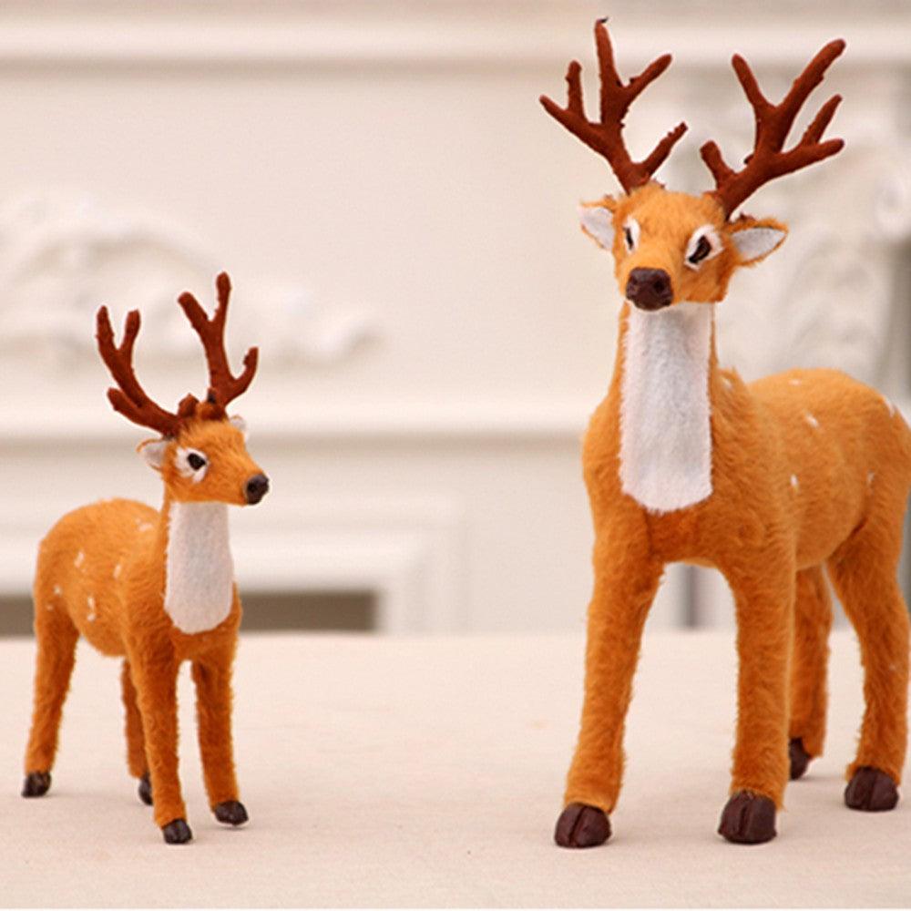 Christmas soft toys in the shape of a deer