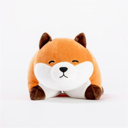 Oreiller en peluche renard kawaii